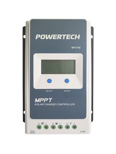 Powertech V2 MPPT Solar Charge Controller Lithium/Lead Acid 12-24V/30A