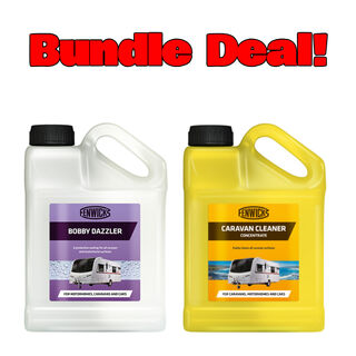 Fenwicks Caravan Cleaner Concentrate and Bobby Dazzler Combo 1.0L Bundle Deal